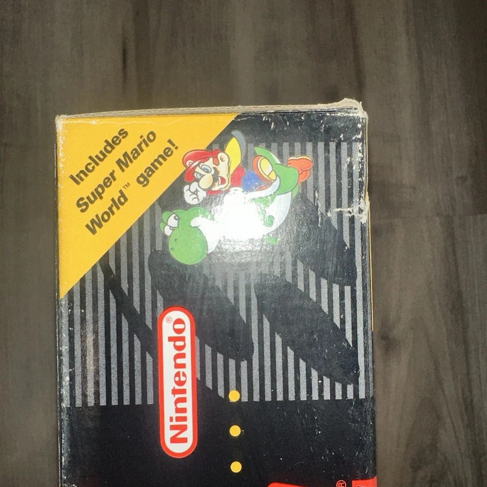 SNES Super Nintendo Super Set Console Box **BOX ONLY + STYROFOAM** - Image 4 of 4