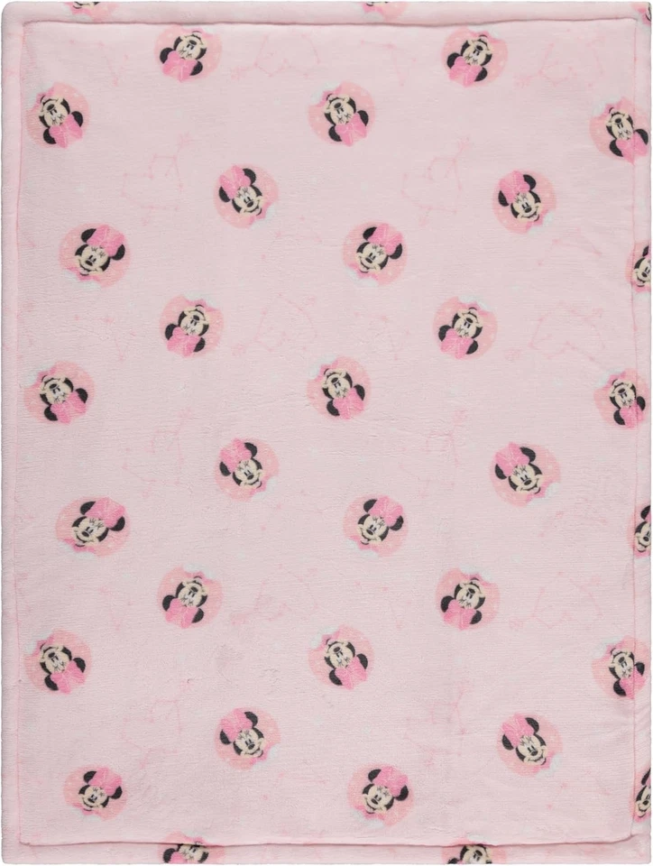 Maus, Minnie Mouse, Winnie The Pooh, Lilo und Stitch 2-lagige Babydecke – - Bild 4 von 4