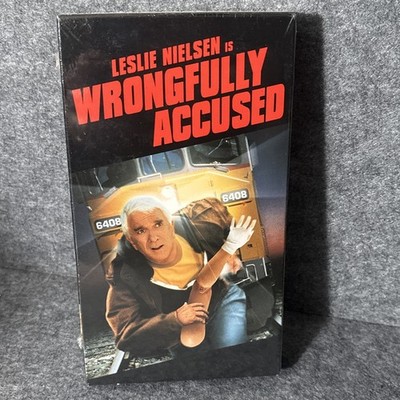 WRONGFULLY ACCUSED Leslie Nielsen VHS (New, Sealed)