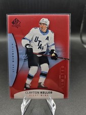 2025-26 Upper Deck SP Authentic Clayton Keller Limited Red #77  Utah Mammoth