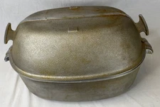 Vintage Savemaster / Guardian Large Cast Aluminum Roaster Dutch Oven 19”x10”x11”