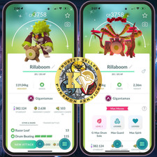 Pokémon  GO  P.T.C or TRADE  Shiny Gigantama...