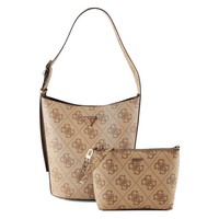 Guess Meridian II Schultertasche 30Cm #GUE-HWOS69_74040 (Latte Logo)