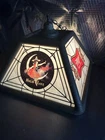 Vintage 80s Miller High Life Beer Hanging Pool Table Billiards Poker Light Lamp