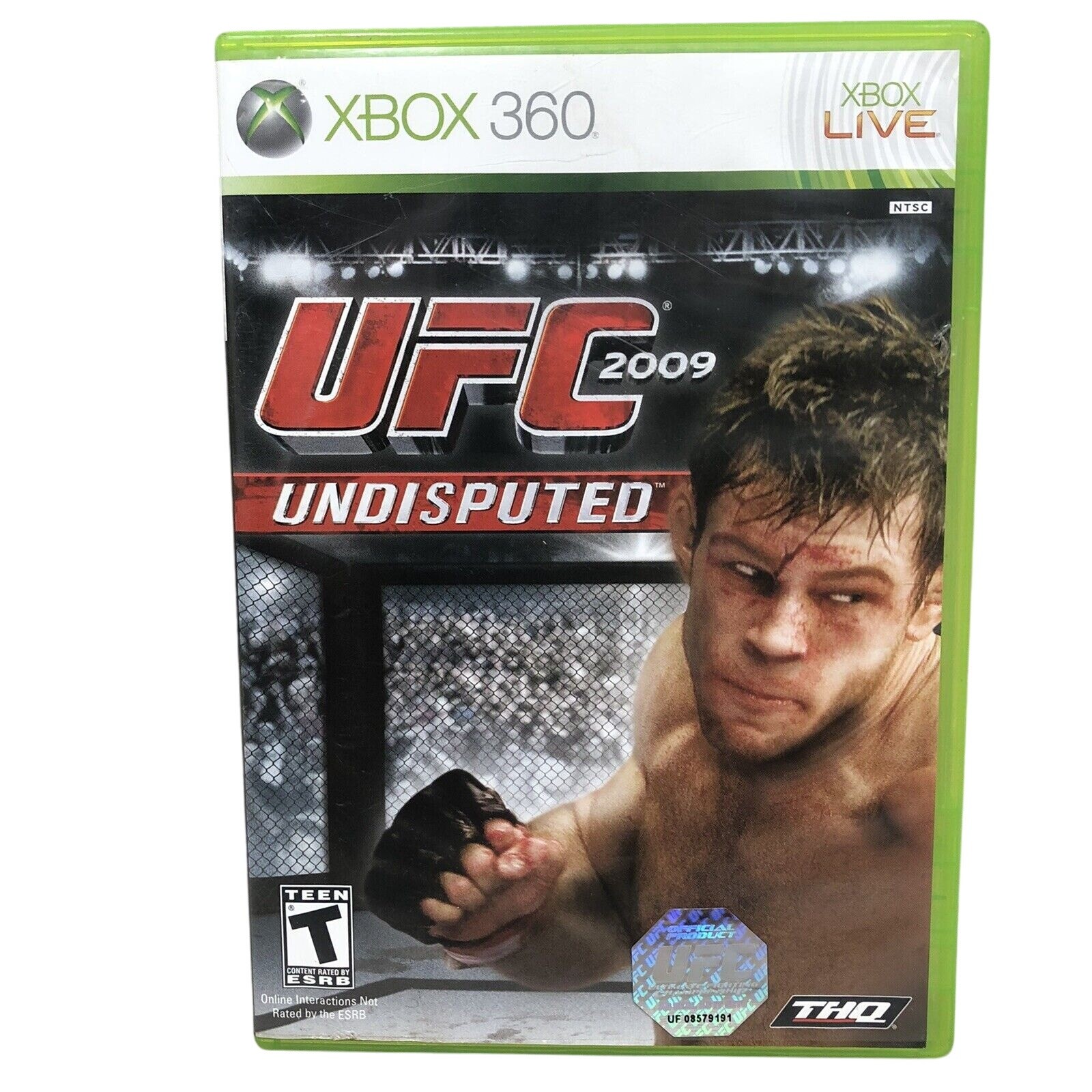 UFC 2009 Undisputed XBOX 360 Ultimate Fighting Championship MMA No Manual GUC