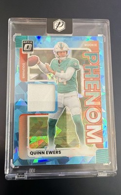 2025 Panini Donruss Optic - Quinn Ewers #RPBH-QES Ice Prizm /49 (MEM, RC)