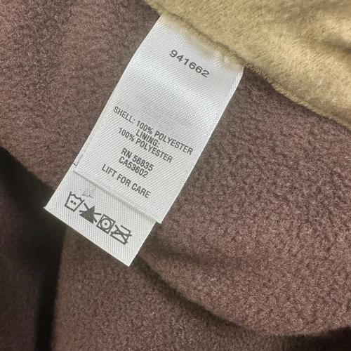 Cabela's Pants Mens Size 44 Brown Tan Straight Leg Fleece Outdoor Gear Hunting - Picture 8 of 13
