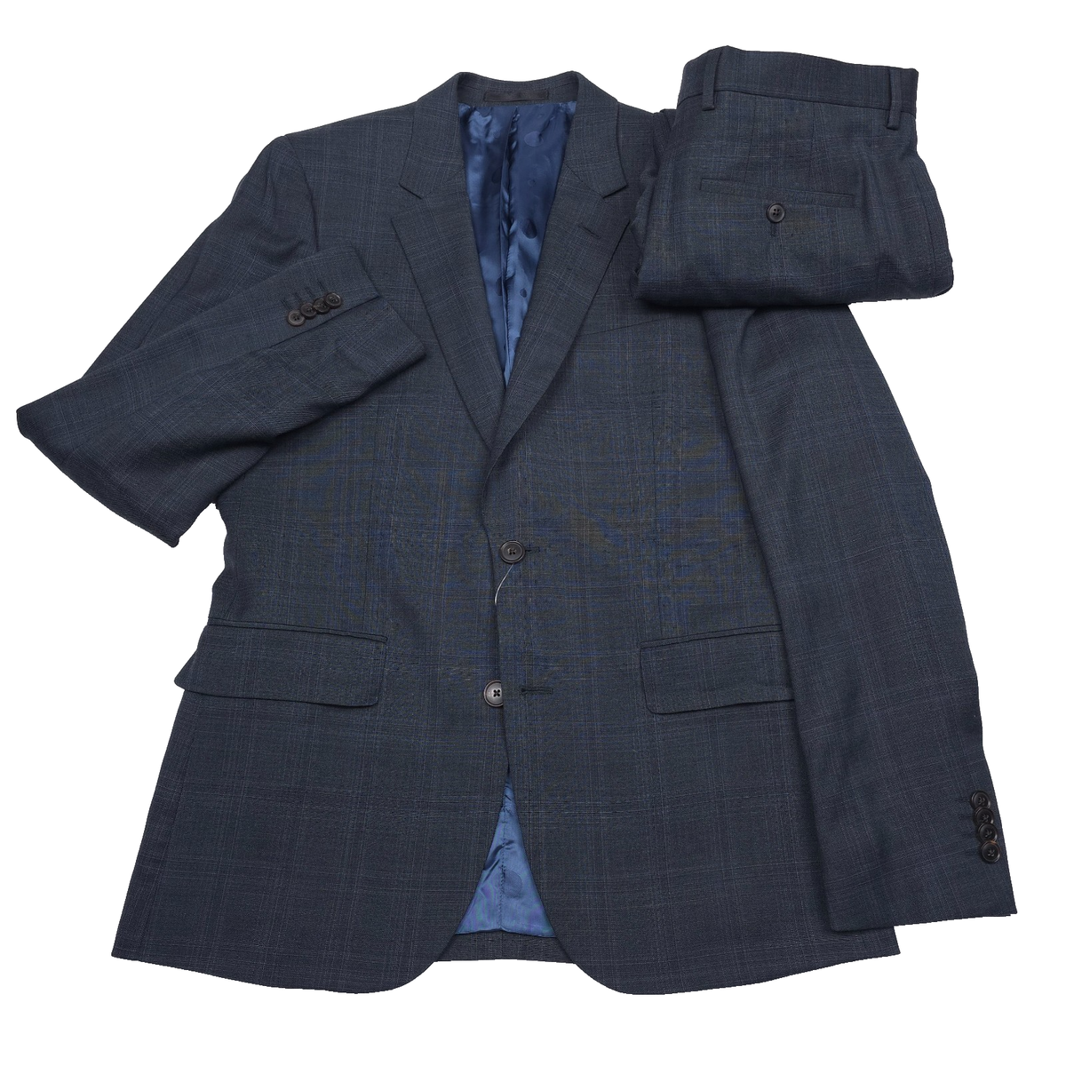 スーツ Paul Smith Loro Piana Matching cloth L2 Paul Smith Wool Soho Suit Mens Size 54R (EU 44R) Very Dark Green