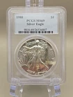 1988 American Silver Eagle $1 PCGS MS69