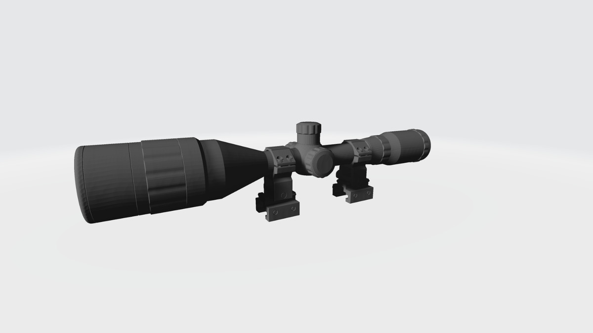 Nerf Gun Elite Sniper Scope by LayerLux3D, Download free STL model