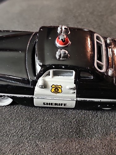 Disney Pixar Cars Diecast SHERIFF Car 3.25” Long Mercury Patrol Car Sticky Wheel - Picture 11 of 15