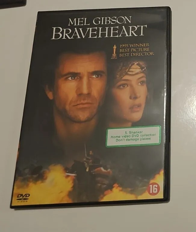BRAVEHEART DVD Drama (1995) Mel Gibson Quality Guaranteed
