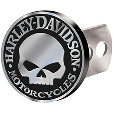 Harley Davidson Hitch Cover Willie G Skull Brushed Silver 2 1.25 Receiver