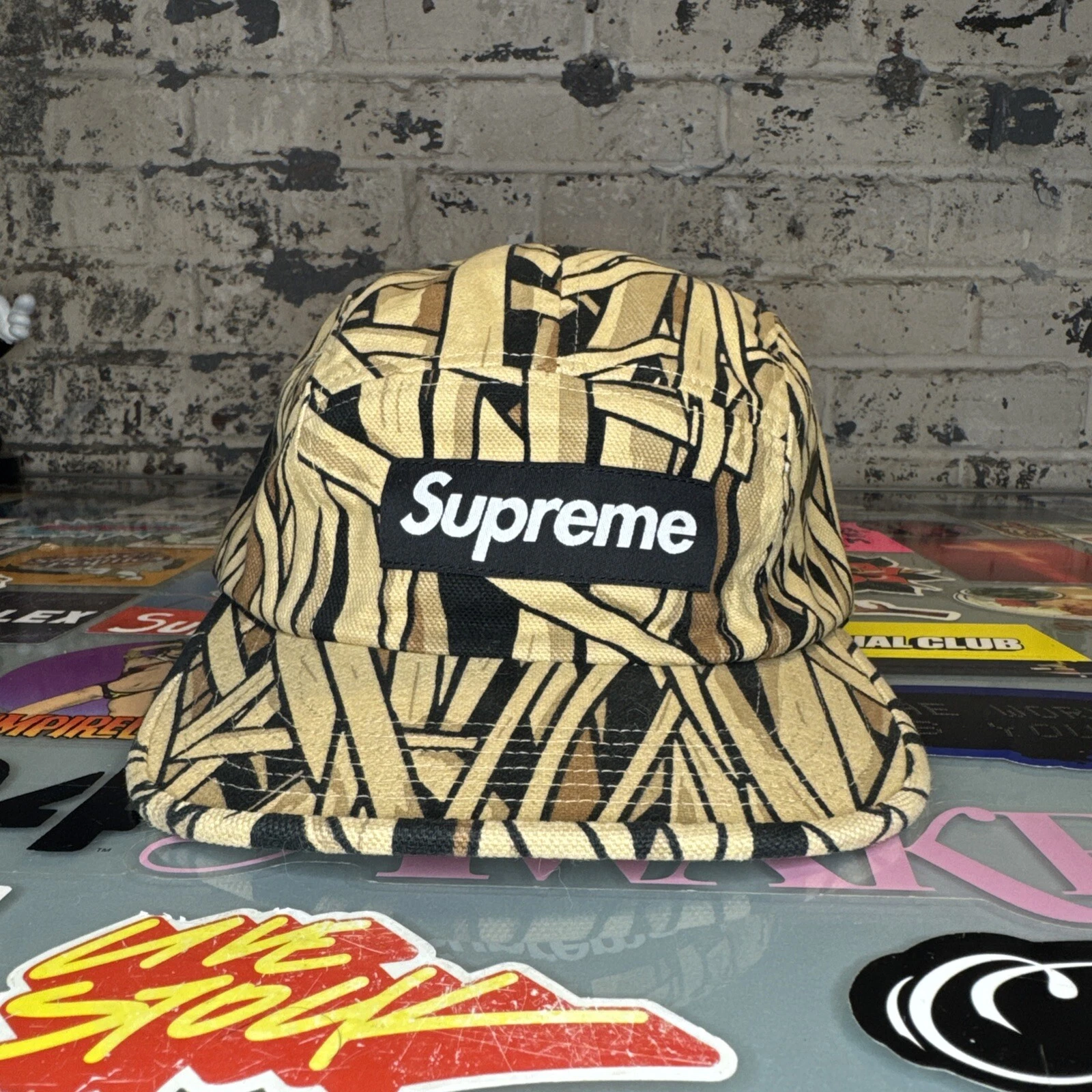 Casquette Supreme Field Camp Marsh Camo SS20 réglable 