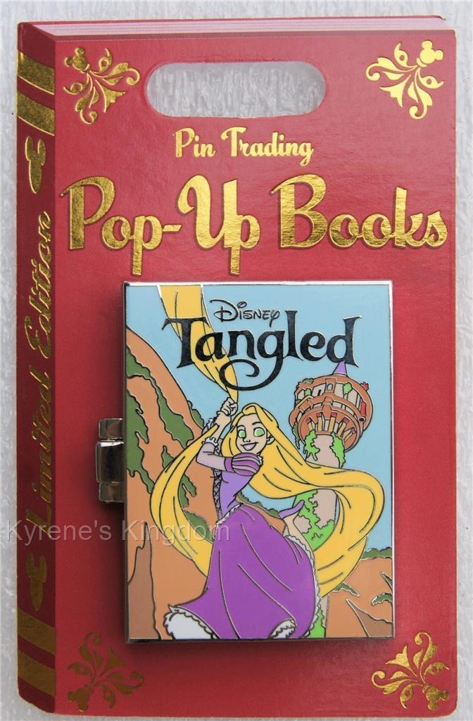 Disney - フックン DISNEY TANGLED POP UP BOOKS RAPUNZEL FLYNN RIDER LANTERN