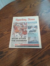 OCTOBER 6,1986-THE SPORTING NEWS-VINNY TESTAVERDE OF THE MIAMI HURRICANES(NM)