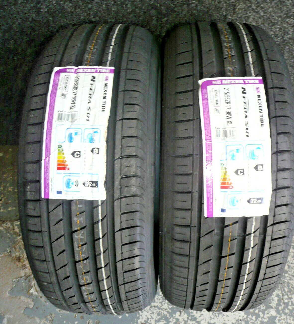 2 X 215 55 17 Nexen Nfera SU1 XL 215/55ZR17 2155517 lifetime warranty
