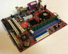 M789 V1.2 Motherboard with 128MB RAM, uATX, Via C3 1500+ 800MHz - Tested Good