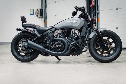 Cobra Sport Indian Scout Bobber Exhaust - Full System Ceramic Coated MCINDB1001 - Picture 11 of 14