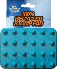 Snowboard Stomp Pad, 100% Recycled Plastic - Spike Grip Large, Sea Foam Blue 