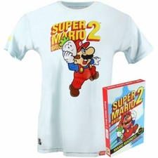 NEW Nintendo Super Mario Bros 2 35th Anniversary SHIRT LARGE Nintendo World NYC
