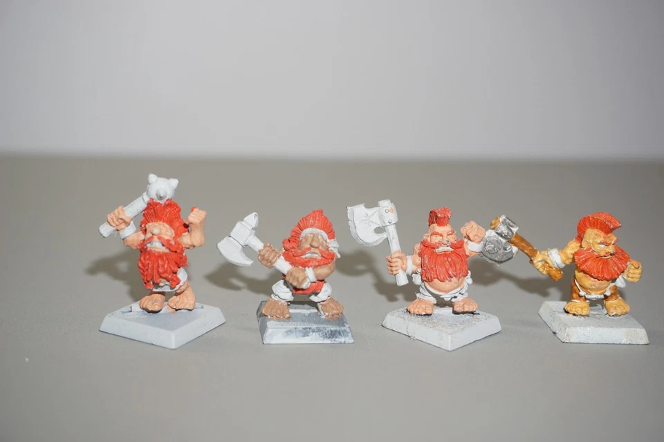 Warhammer Fantasy The Old World Dwarf Slayers x 4 - Image 3 of 4