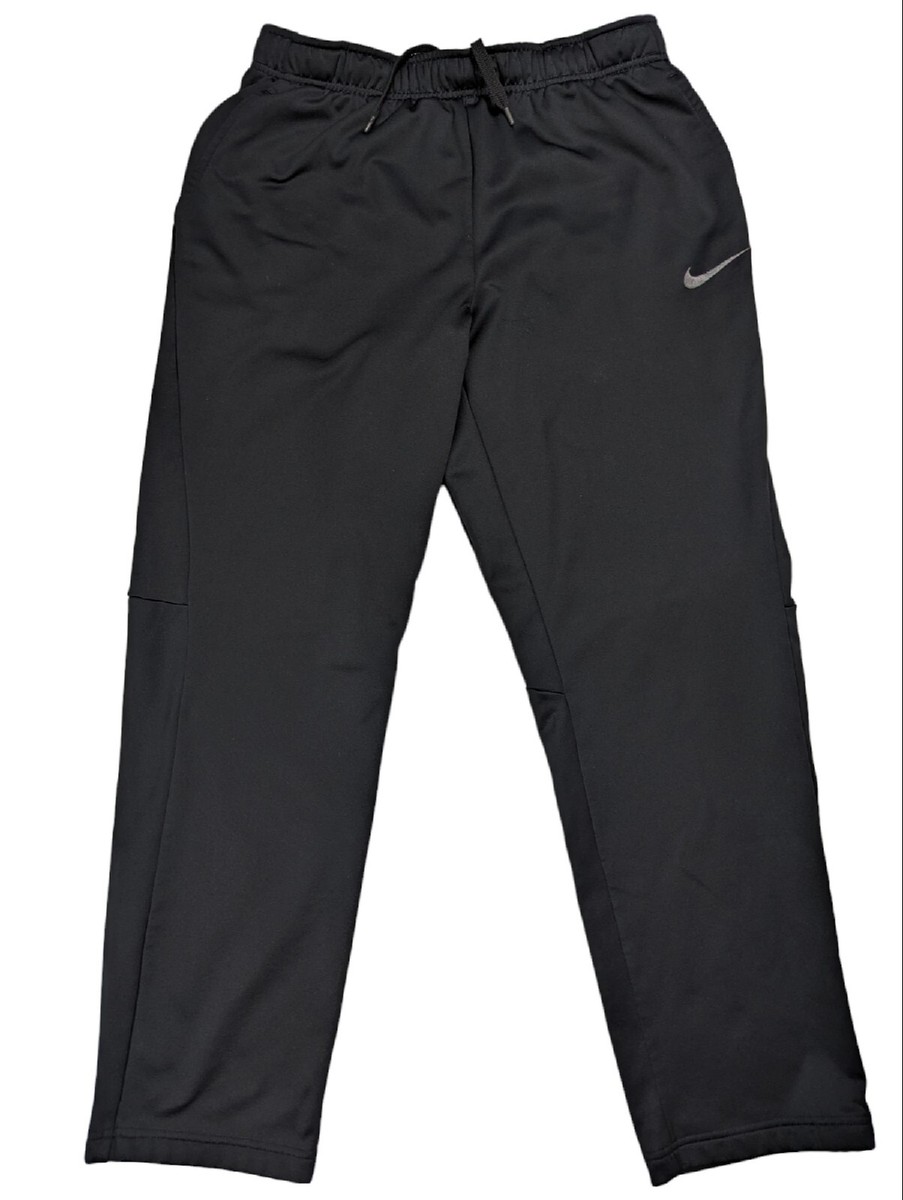 Nike Therma Training Pants Men L Lined Sweatpants Triple Black 800191-010  Swoosh
