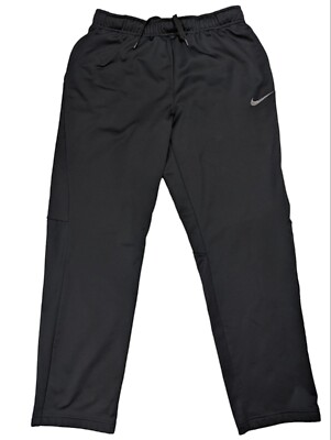 Nike Therma Training Pants Men L Lined Sweatpants Triple Black 800191-010  Swoosh
