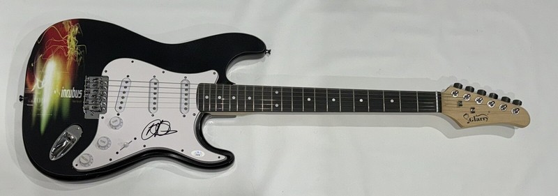 BRANDON BOYD SIGNED CUSTOM INCUBUS MAKE YOURSELF ELECTRIC GUITAR JSA COA