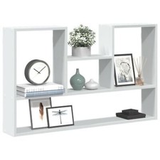 Space Saving Floating Wall Shelves Open Storage Display Bookshelf Storage Unit