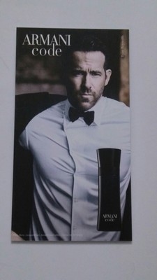 armani code ryan reynolds