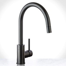 Miseno MNO003DFB Mia Bar/Prep Faucet with Pull-Down Spray Handle, Flat Black