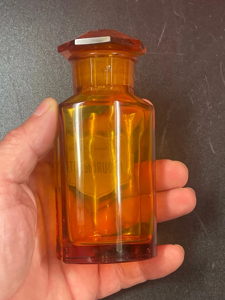 flacon de pharmacie  Verre Apothicaire Ancien 12,5 cm - Photo 4/4