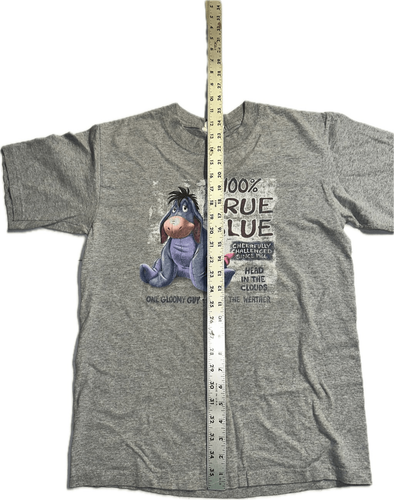 Camiseta Disney True Blue Eeyore Grande Gris Estampado Gráfico Manga Corta Mezcla de Poliéster - Imagen 2 de 4