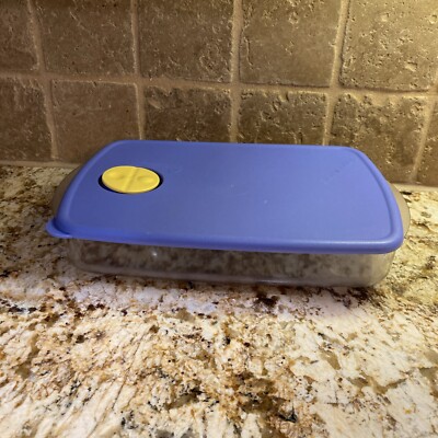 Tupperware Vent And Serve Large 6 Cup Rectangle Vented Micro Heat And Serve Dish