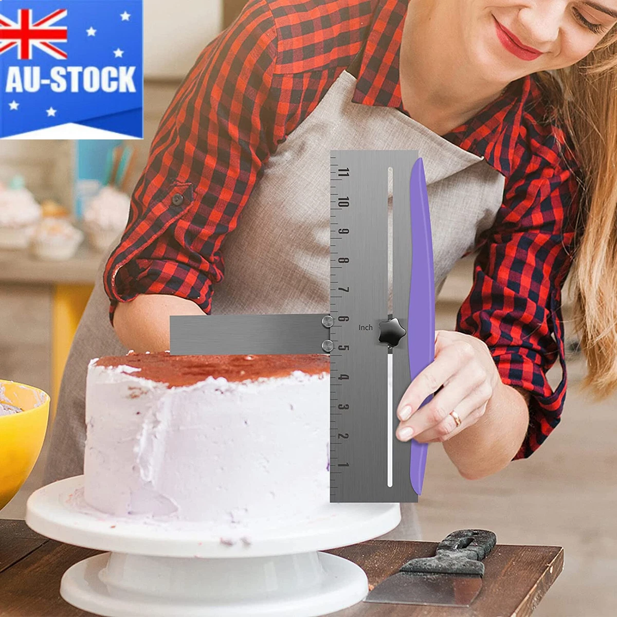 12 Inch Adjustable Cake Scraper Edge Smoother Side Polisher Pastry