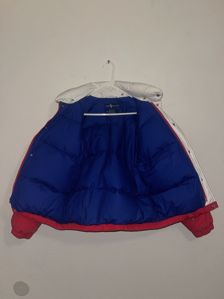 Vintage 90s Polo Ralph Lauren Cookie Patch Down Jacket Vintage 90s Polo Ralph Lauren Cookie Patch Down Jacket