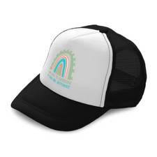 Kids Trucker Hat I Am Kind to Everyone If They Are Different Polyester
