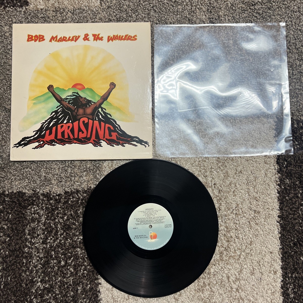 Bob Marley & The Wailers Uprising Vinyl LP 1980 First Pressing EX
