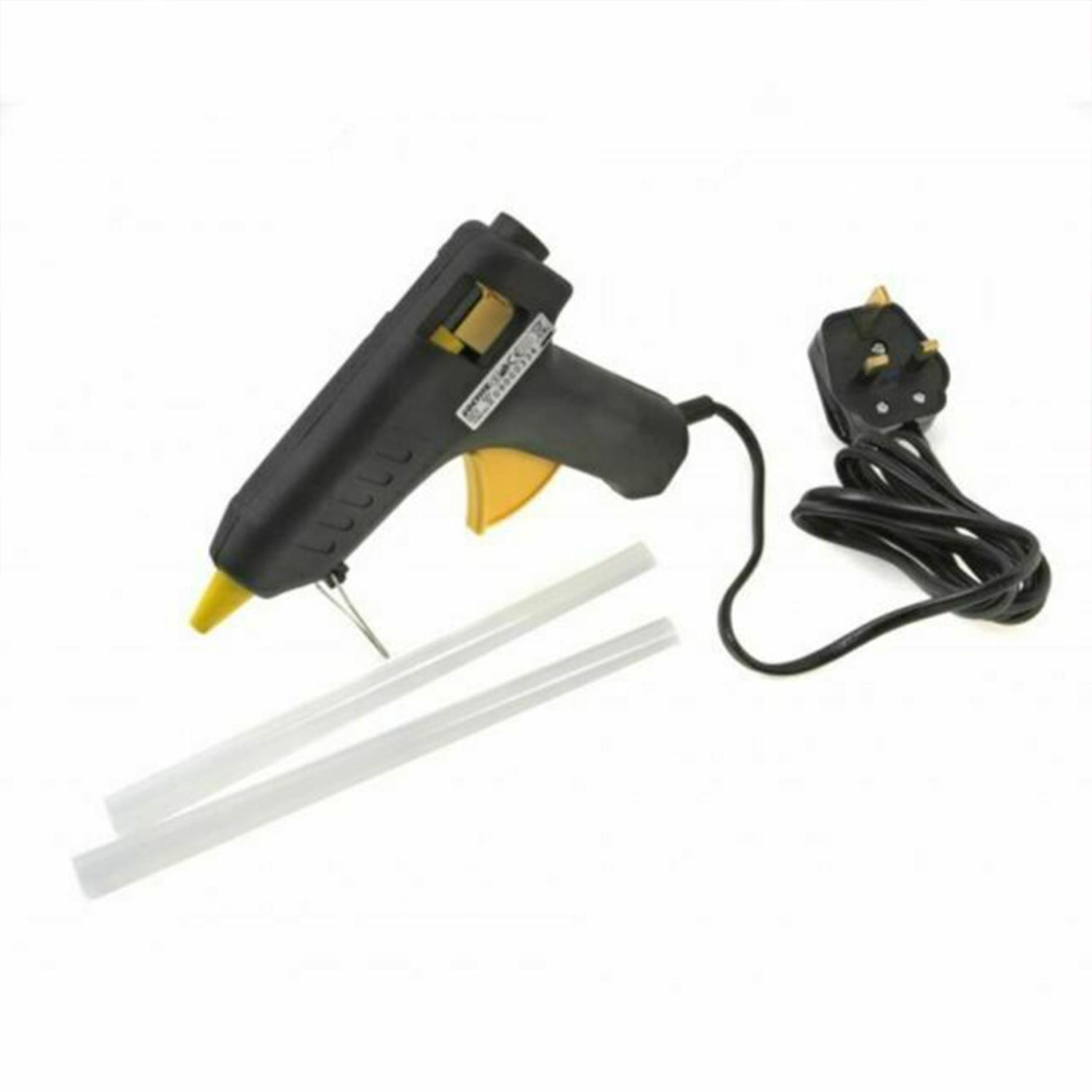 Loctite Hot Melt Black Glue Gun for Crafts & Repairs with 6 Glue Sticks