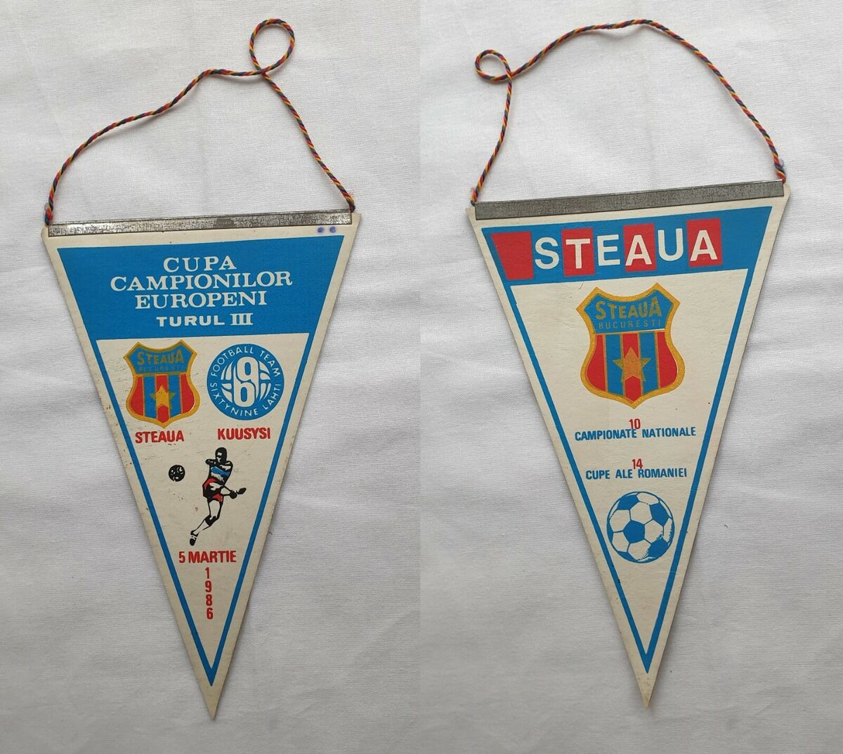 Pennant football club CS FC STEAUA Bucuresti Bucharest Romania soccer