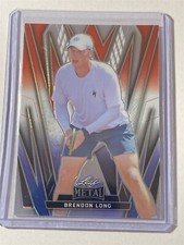 BRENDON LONG 2024 Leaf Metal Pickleball #9 Prismatic RWB 10/35 (H4)