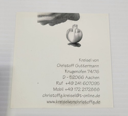 *C3) Tapa giratoria de precisión de aluminio Kreisel Christoff Guttermann con base de pizarra - Imagen 2 de 10