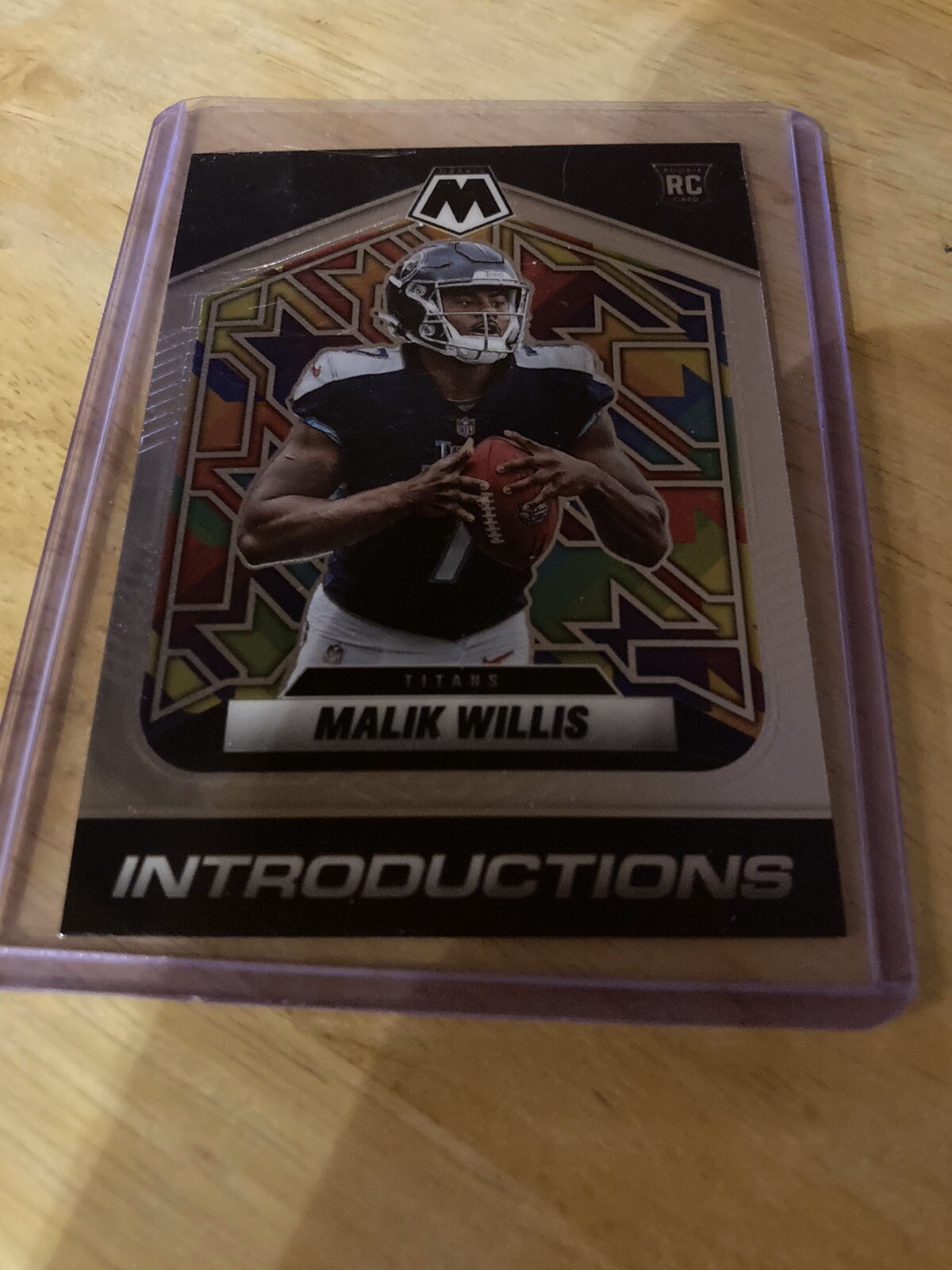 2022 Paninin Mosaic Malik Willis Introductions RC #I-3 Titans