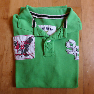 American Eagle Outfitters Gr. L * grünes Polo Shirt