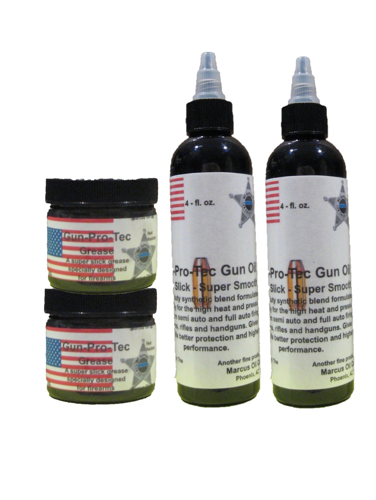 Gun oil & bolt grease 4+2 pack 4oz GUNPROTEK BRAND Synthetic Oil & 2oz Grease eBay