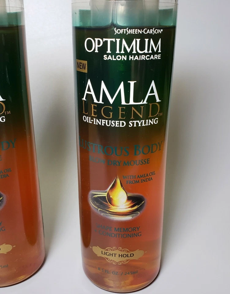 2 Softsheen Carson Optimum aceite infundido mousse secado por soplado sujeción ligera 8,3 oz Foto 2 de 4
