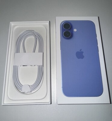 BOX ONLY iPhone 16 Blue 128GB Ultramarine 6.1-inch A3081 BOX ONLY iPhone 16 Blue 128GB Ultramarine 6.1-inch A3081