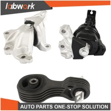 Labwork 3 Pcs Engine Motor & Auto Transmission Mount Set for Honda Civic 1.8L
