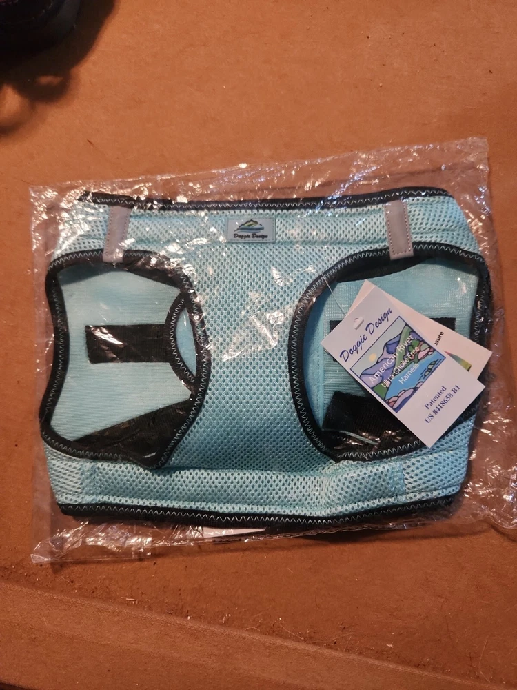 DOG HARNESS  CHOKE FREE American River Doggie DESIGN xxl  Aruba blue nwt